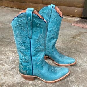 Dan Post | Teal Blue Cowboy Boots